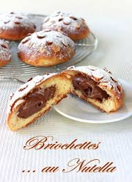 Briochettes Au Nutella Les Gourmandises De Amela Nutella Recette Nutella Recettes Sucrees