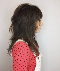 Shag Haircut By Aveda Artist Marina Brock Finished With Aveda Pure Abundance Potion Long Shag Haircut Modern Shag Haircut Long Shag Hairstyles
