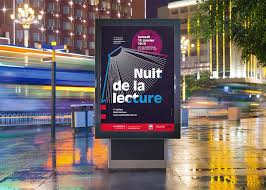 Cet événement autour des mots et du plaisir de lire, propose différentes animations gratuites : Nuit De La Lecture On Behance