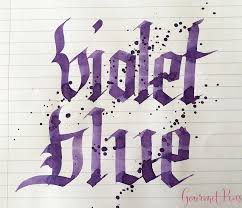 Gourmet Pens Ink Shot Review Graf Von Faber Castell Violet Blue Appelboomlaren Faber Castell Ink Fountain Pen Ink