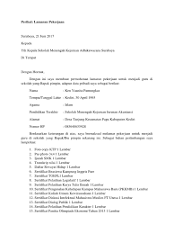 Beikut ini artikel tentang contoh surat lamaran kerja untuk anda yang mau melamar pekerjaan, silahkan contoh dan edit artikel tersebut. Lamaran Kerja Ramayana