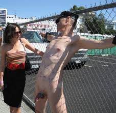 Nude Male Public Humiliation - Cumception