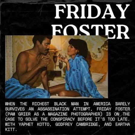 Spend your November cozying up to 5 new additions to the Black Film Archive  🎞 1. KILLER OF SHEEP 2. FRIDAY FOSTER 3. NOW! 4. THE FRENCH WAY 5. BLACK  THEATRE: THE
