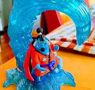 Lost the original stand for this Jinbei figure,so I made one ...