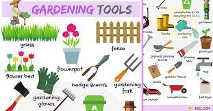 Gardening Tools Names List With Useful Pictures 7esl Garden Tools Garden Tools List Gardening Tools Names