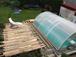 Terrasse Palettes Et Piscine Terrasse Palette Terrasse Palette