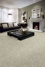 Grey Living Room With Fireplace And Medium Colored Carpet Living Room Carpet Luxury Living Room Living Room Green