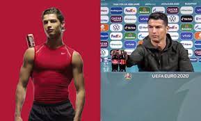 Cristiano ronaldo ka dëshirë të shënojë gola dhe të provokojë po ashtu. Cristiano Ronaldo S Coca Cola Snub Cost The Brand 4 Billion Now The Internet Has Found His Old Coca Cola Ad Culture