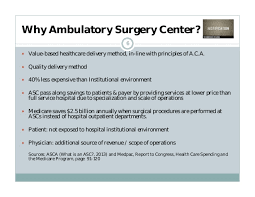 Ambulatory Surgery Center Business Overview