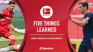 Preview followed by live coverage of tuesday's german bundesliga game between bayern munich and bayer 04 leverkusen. Leverkusen 2 4 Bayern Goretzka The Driving Force Behind Massive Lewandowski And Muller Milestones Squawka