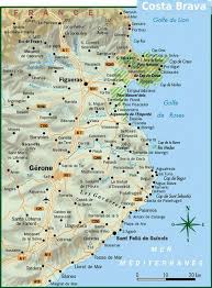 Carte Costa Brava Locations De Villas En Espagne Costa Brava Espana Tossa De Mar Lloret De Mar