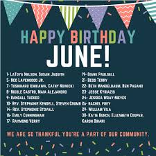 Individuals born on june 21st are obsessed with life in all respects. Park Avenue Christian Church Blog Archive June Birthdays
