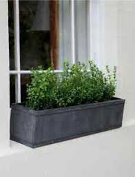 If cost is a factor, you'll find the lowest pricing on our plastic window box liner inserts. Vintage Style Grey Zinc Metal Plants Herbs Flowers Planter Window Box Ebay