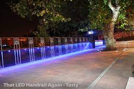 Effective Night Lighting Of Public Areas From Www Fibreled Com More Led S In Handrail Here Lighting Night Light Led Lights
