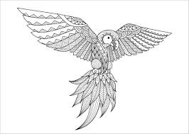 Discover our coloring pages of birds to print and color for free ! Mandala Flying Parrot Coloring Pages For Adults Coloringbay
