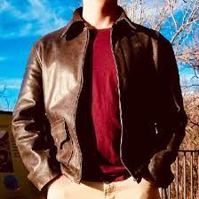 Wested Leather Last Crusade Hero Jacket In Dark Brown Novapelle Jackets Bomber Jacket Leather