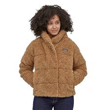 W S Recycled High Pile Fleece Down Jacket Womens Fleece Fleece Down Jacket