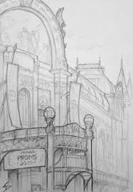 Quick Sketch Obecni Dum Prague Quick Sketch Travel Sketches Prague
