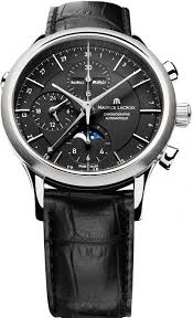 Maurice Lacroix Les Classiques Phase De Lune Mens Watch Model Lc6078 Ss001 33e Luks Saatler Saatler Luks