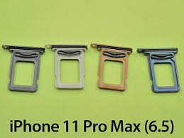 Models that have dual sim and an esim are the iphone xs, iphone xs max, iphone xr and iphone 11, iphone 11 pro and iphone 11 pro max. Iphone 11 Pro Max 6 5 Replacement Sim Card Tray
