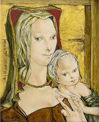 Léonard Tsuguharu Foujita 藤田嗣治| Maternité 聖母子像| Modern Day Auction