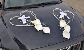 Image result for svatební  výzdoba auta