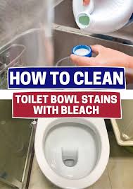 Cleaning Toilet Bowl Stains With Bleach In 2020 Toilet Cleaning Hacks Clean Toilet Bowl Stains Toilet Bowl
