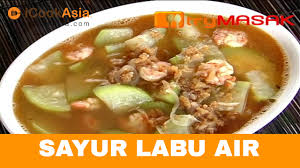 Labu air atau labu sayur (lagenaria siceraria) adalah sejenis labu yang buah mudanya dapat disayur dan buah tuanya dijadikan wadah air, tabung, kantung hias, ataupun koteka. Sayur Labu Air Try Masak Icookasia Youtube