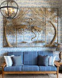 Peter dunham textiles bukhara in green/blue pillow. Peter Dunham Textiles On Instagram Stunning Display Over At Jamesshowroom With Our Sunbrella Nawab On The Pe Peter Dunham Cushions On Sofa Palms Wallpaper