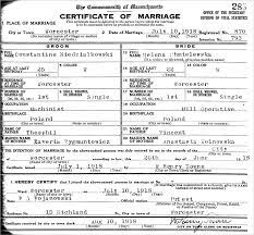 The Marriage Of Constantine Niedzialkowski & Helena Chmielewska | Steve's  Genealogy Blog