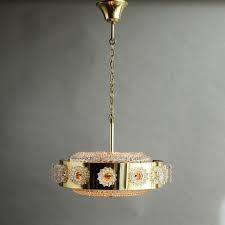 Glass And Brass Ceiling Light By Eriksmala Brass Ceiling Light Ceiling Lights Light