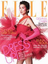 The title means she or her in french. Elle Uk February 2021 Cover Elle Uk