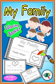 Introducing My Family Activity For Grades 1 2 Coloring And Writing Booklet Backtoschool Familyda Homeschool Elementary School Activities Teacher Activities