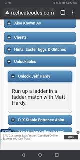 The following arenas can be unlocked in wwe smackdown! Decided To Look Up Some Unlockables For Svr07 And I Find This Gem Anyone Else Remember These Fake Unlockables Wwegames
