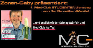 Sagt die banane zur tomate:, möchtest du ein stück banane? darauf sagt die tomate :, ich bin sagt die wallnuss:ich sehe aus wie ein gehirn! Festa 1 Med Club Studentendienstag Nach Der Semesterwende Med Club Jena E V Kuba In Jena 03 10 2017