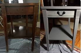 Diy Side Table End Table Chalk Paint Before And After Diy Side Table Decor Home Decor