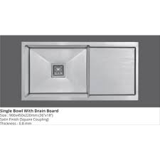 Maybe you would like to learn more about one of these? Sonet Undermount Single Bowl Kitchen Sink With Drainboard Thickness 0 8 Mm Size 900x450x220 Mm Id 22404060162