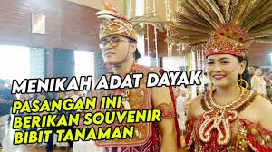 Kontraksi  sunting  penyingkatan untuk memendekkan kata (mengurangi jumlah suku kata). Menikah Dengan Adat Dayak Pasangan Theo Maria Hadiahi 1500 Souvenir Bibit Tanaman Ke Tamu Undangan Halaman All Tribun Pontianak