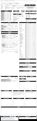 To get those sheets just click on the link and file will save automatically on your device. Star Wars Saga Edition Character Sheet Roll20 Wiki