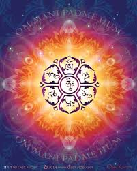 Om Mani Padme Hum Embodiment Of Compassion Om Mani Padme Hum Spiritual Art Sacred Geometry