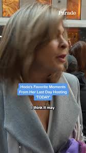 "I feel like I have a blender of emotions going off around me like a  tornado," Hoda said of her last moments as co-host of #TODAY. For details 