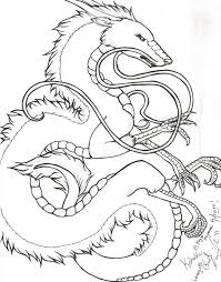 Kohaku Lineart By Https Www Deviantart Com Sylvirr On Deviantart Kohaku Dragon Pictures Art