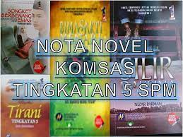 Naik perahu penat kayuh, ayuhh belajar !!! Nota Komsas Tingkatan 5 Novel Sumber Pendidikan