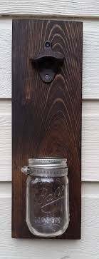 Pallet Bottle Opener With Mason Jar Wiederverwertetes Holz Wohnideen Dekoration Holzprojekte