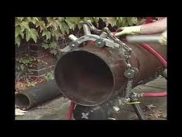 steel pipe universal pipe cutters demo reed manufacturing