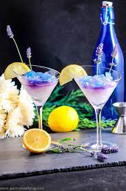 Lavender Lemon Gin And Tonic Granita Cocktail Frozen Color Changing 1 25 Cup Granita Made With Laven Gin And Tonic Granita Recipes Lavender Drink