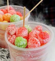 A wide variety of ice dragon options are available to you, such as material, use, and type. Dragon Breath Balls It S Fun Playing With Food These Are Made With Liquid Nitrogen So The Fog Comes Out Of Your Mouth Food Yummy Food Dragon Breath Dessert