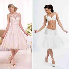 We'll help you sell your wedding dress, fast. Bp16 Elasticated Short Bridal Underskirt With No Hoops