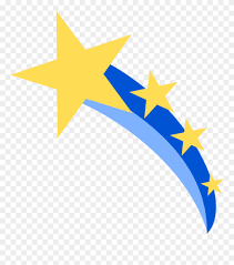 A comet, an asteroid, a meteorite falls to the ground against a starry sky. Shooting Star Vector Png Mlp Shooting Star Cutie Mark Clipart 1379676 Pinclipart