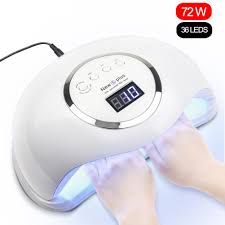 Hot Sale 0dc63a 72w Uv Led Lamp Gel Nail Lamp Nail Dryer For Nails All Gel Polish Sensor Sun Led Light Nail Art Manicure Tools Cicig Co